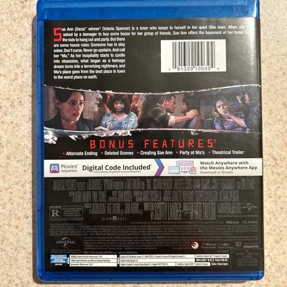 MA Blu-ray + DVD + Digital Code - Black and Red - Picture 3 of 3